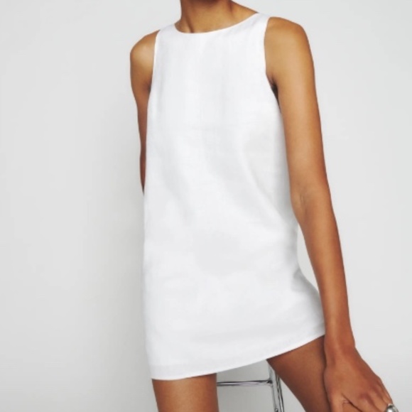 Reformation Dresses & Skirts - Unworn Reformation Jessi Sleeveless Linen Dress in White